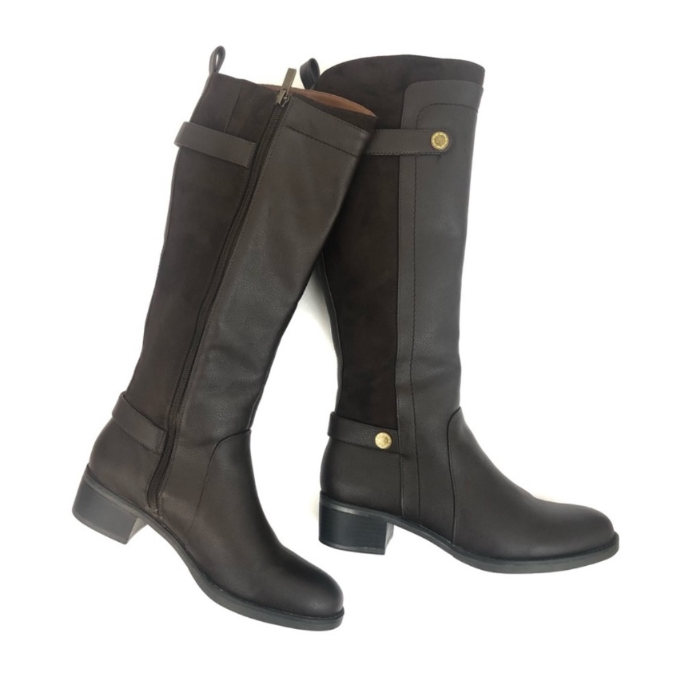 Franco Sarto Cymbols Faux Suede Leather Boots